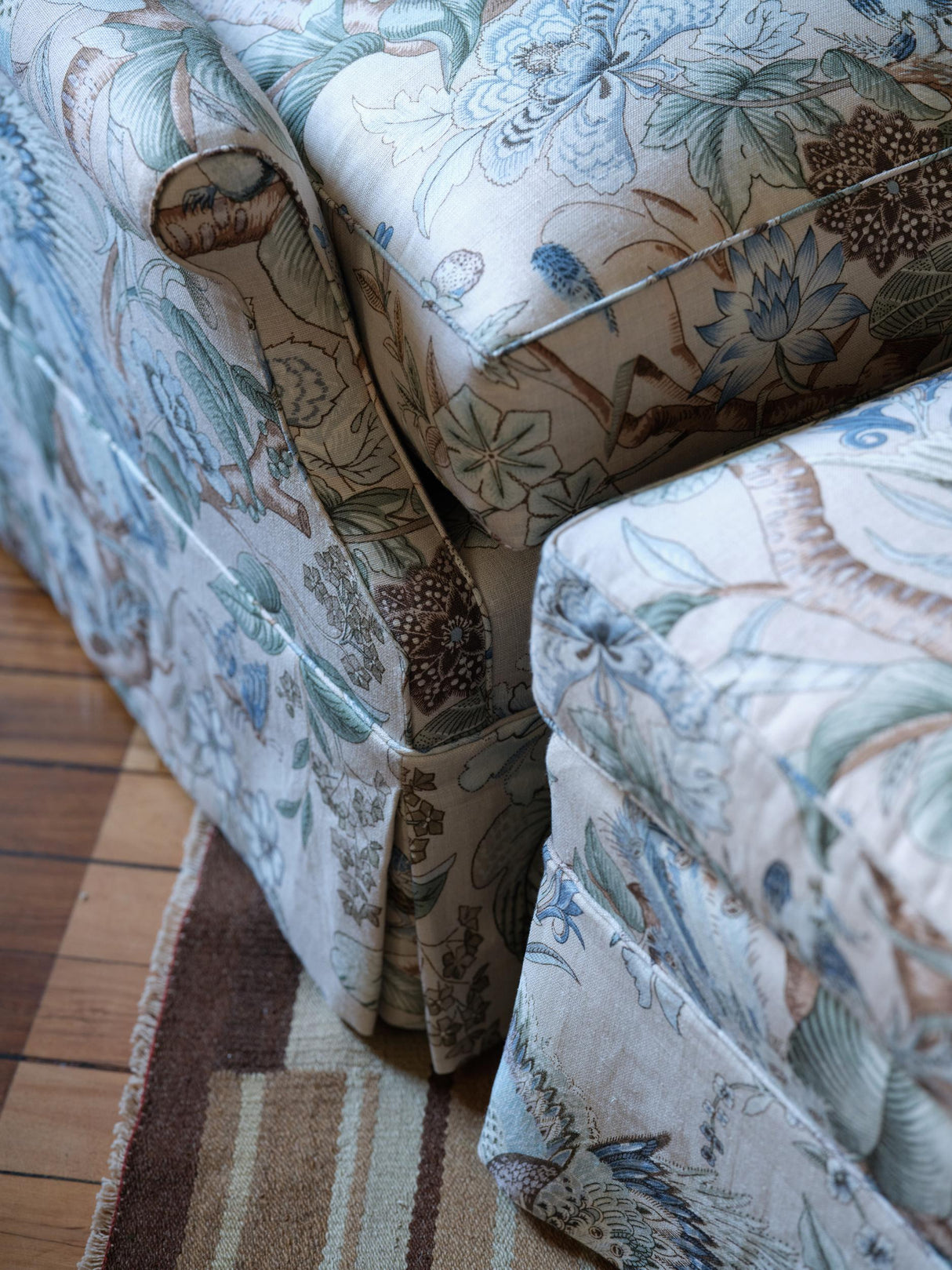 Lee Jofa GREENFIELD PRINT SKY Fabric