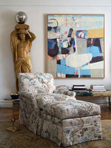 Lee Jofa GREENFIELD PRINT SKY Fabric