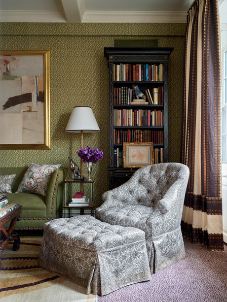 Lee Jofa PALMER PRINT GOLD Fabric