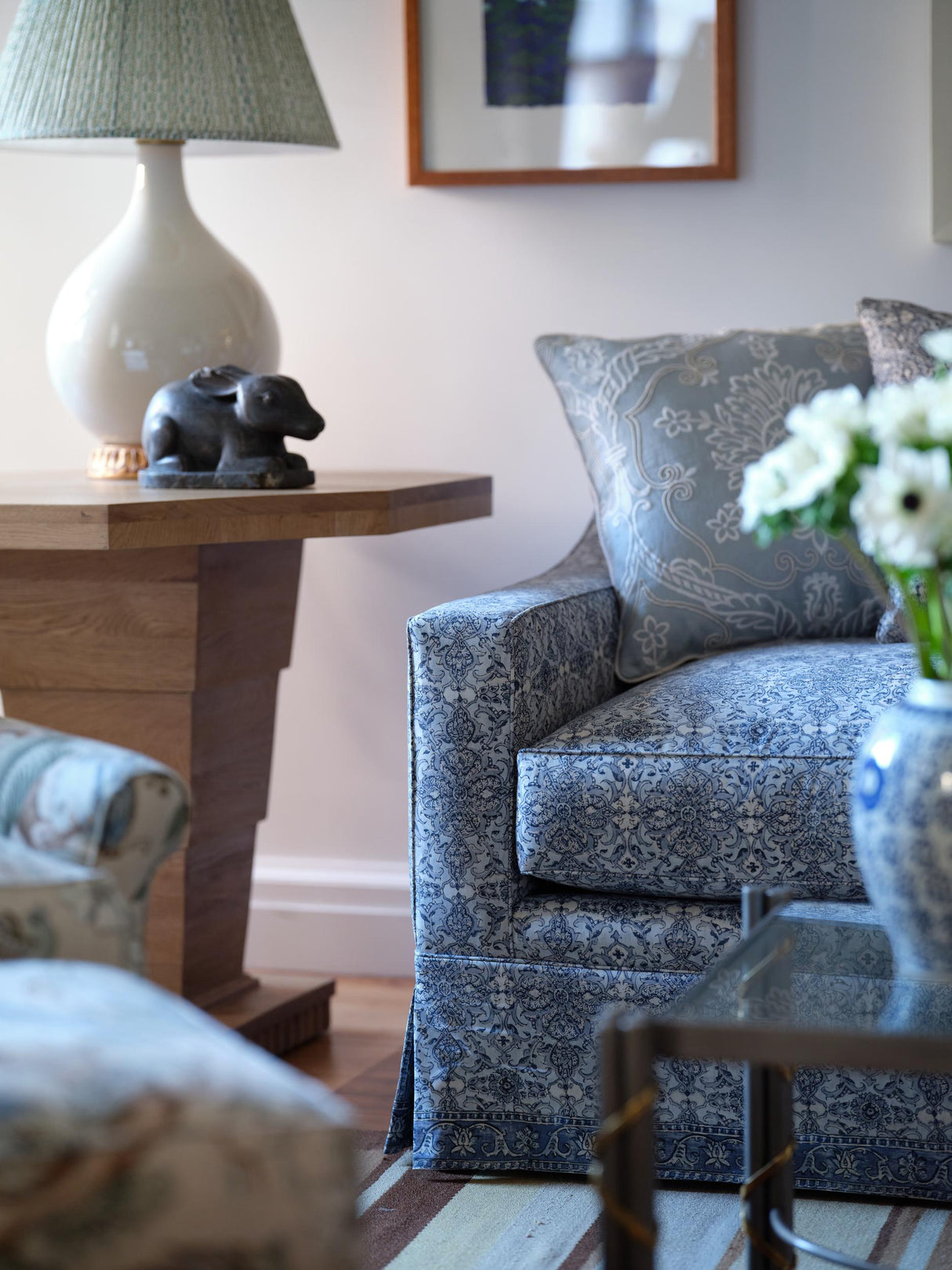 Lee Jofa PALMER PRINT DELFT Fabric