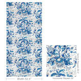 Brunschwig & Fils HORSESHOE BAY BLUE/IVORY Fabric