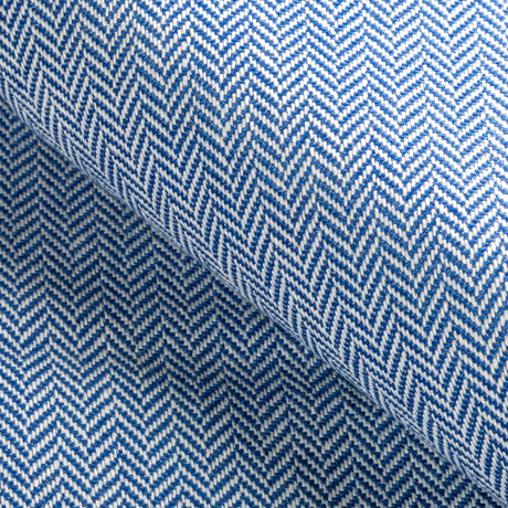 Brunschwig & Fils KEROLAY LINEN WEAVE BLUE Upholstery Fabric