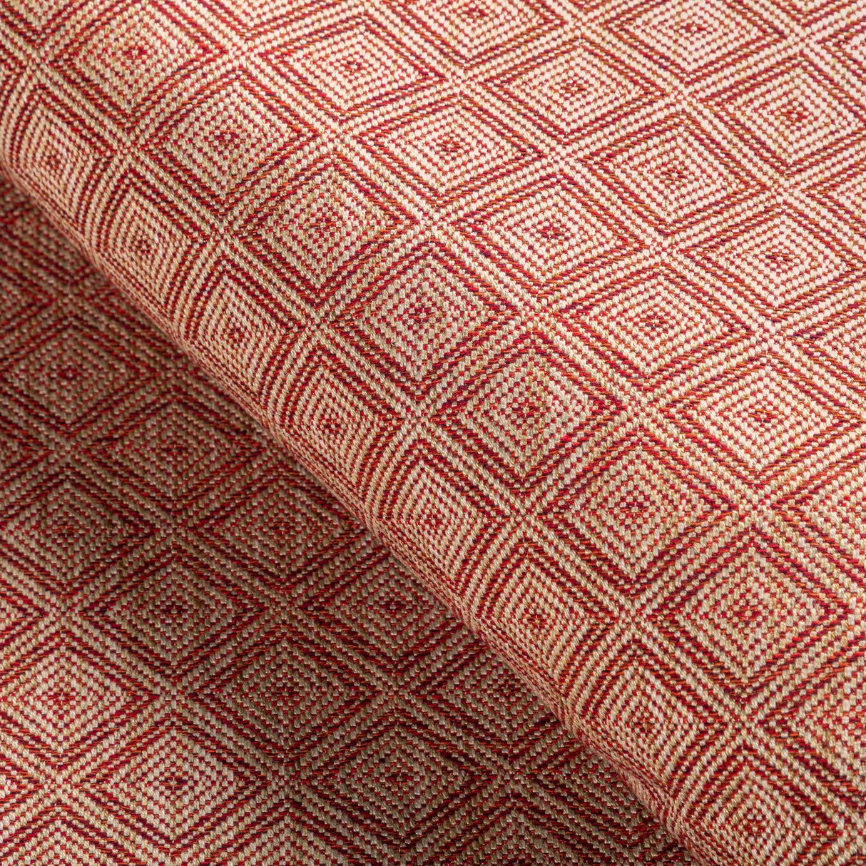 Brunschwig & Fils CALVIN WEAVE RED Upholstery Fabric