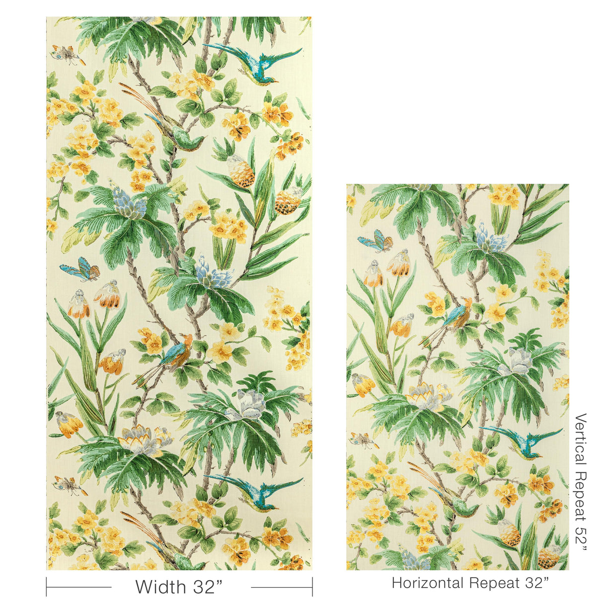 Brunschwig & Fils GASTAUD PRINT GOLD/LEAF Fabric