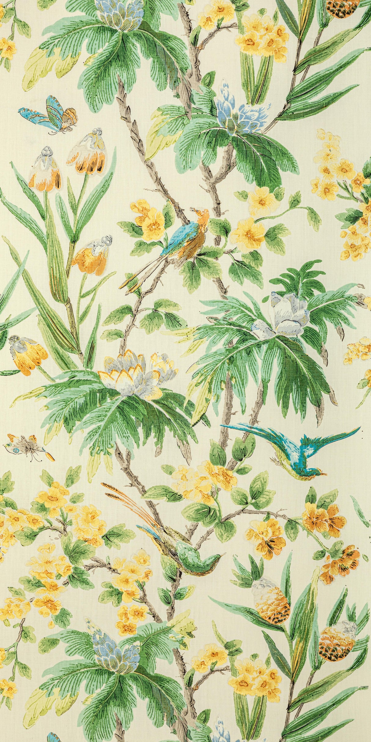 Brunschwig & Fils GASTAUD PRINT GOLD/LEAF Fabric