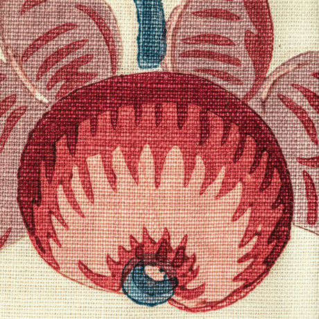 Brunschwig & Fils LE BRUN PRINT RASPBERRY Fabric