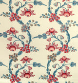 Brunschwig & Fils LE BRUN PRINT RASPBERRY Fabric