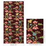 Brunschwig & Fils LE BRUN PRINT AUBERGINE Fabric