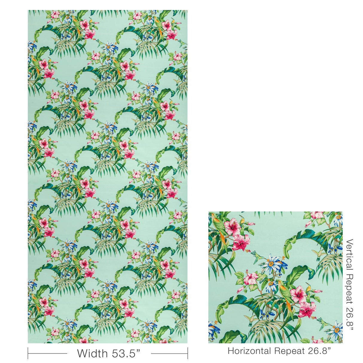 Brunschwig & Fils ANIMA PRINT AQUA Fabric