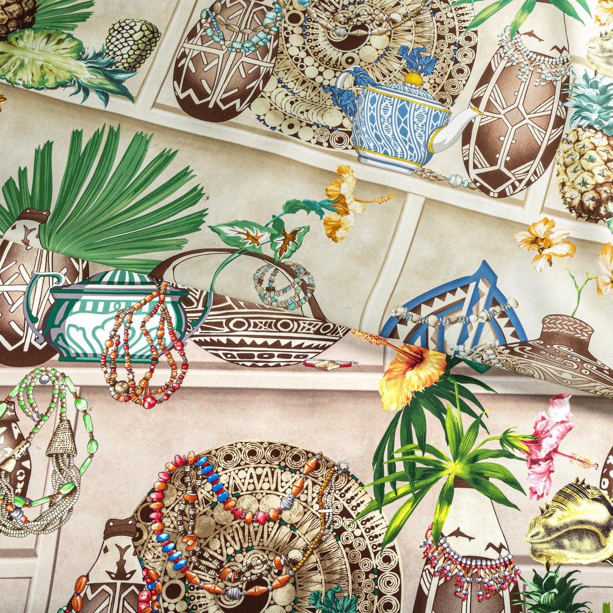 Brunschwig & Fils MAIZAN PRINT CALYPSO Fabric