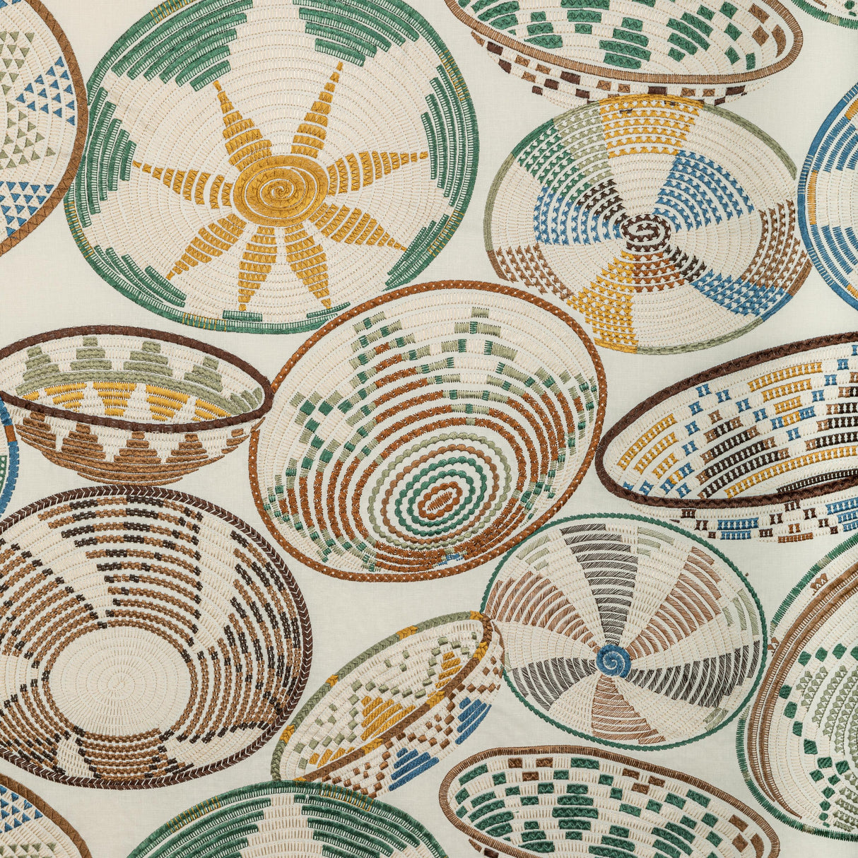 Brunschwig & Fils BENDI EMB RATTAN Fabric