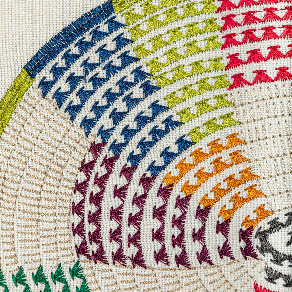 Brunschwig & Fils BENDI EMB MULTI Fabric