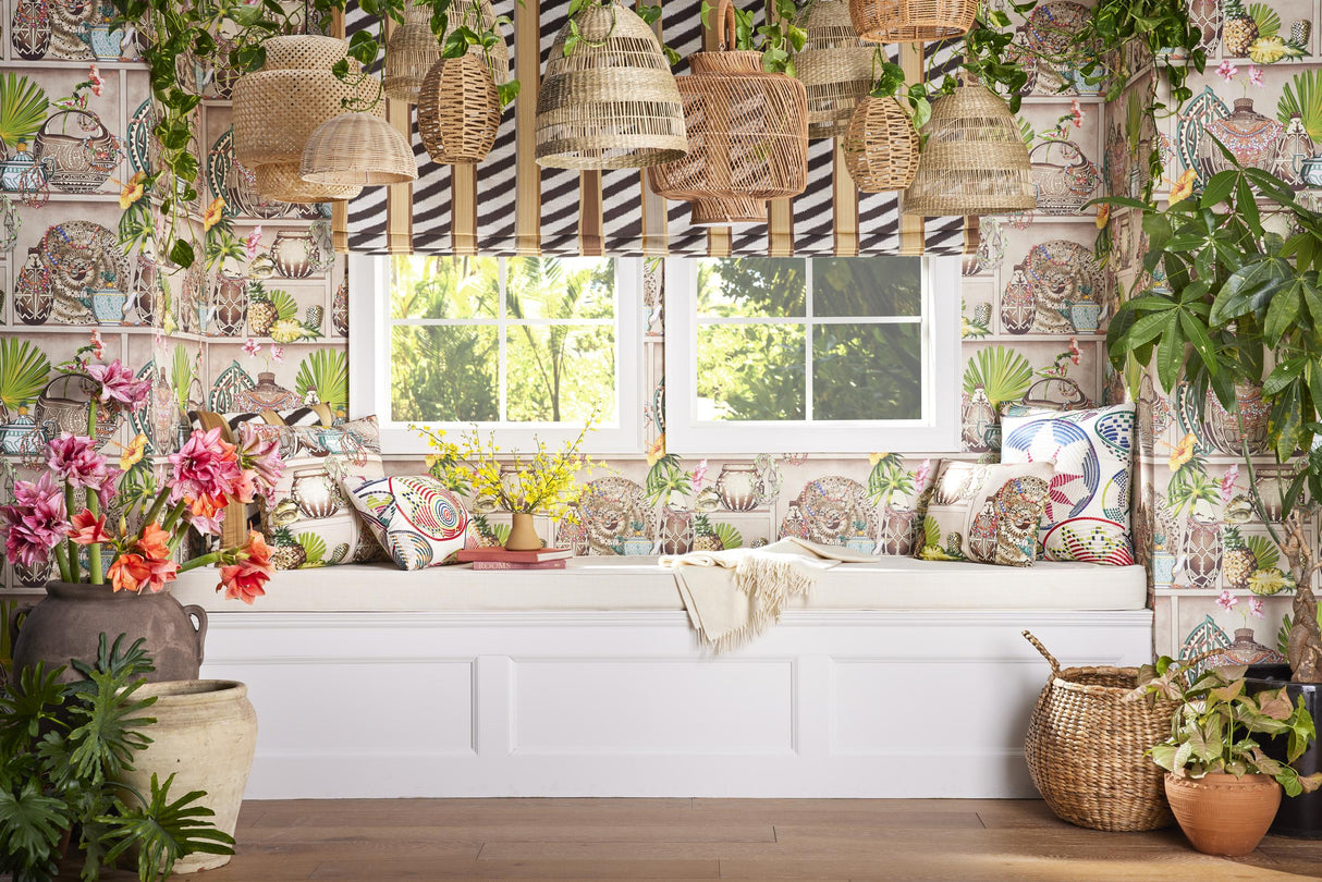 Brunschwig & Fils BENDI EMB MULTI Fabric