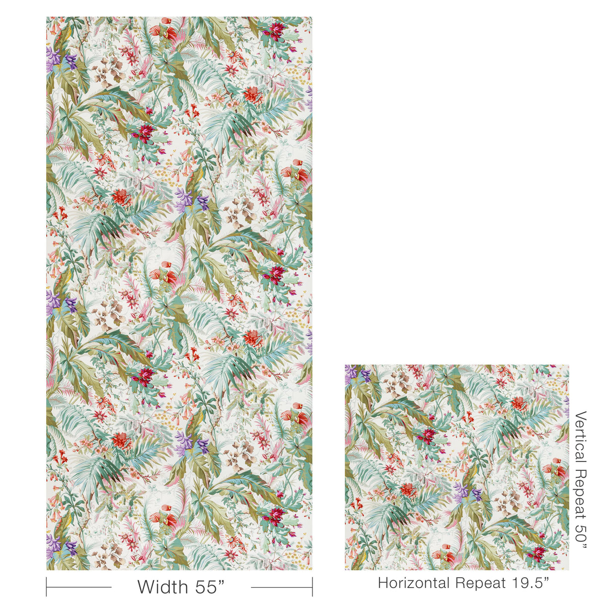 Brunschwig & Fils MAJORELLE PRINT LILAC Drapery Fabric