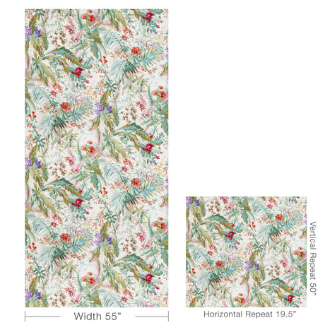 Brunschwig & Fils MAJORELLE PRINT LILAC Drapery Fabric