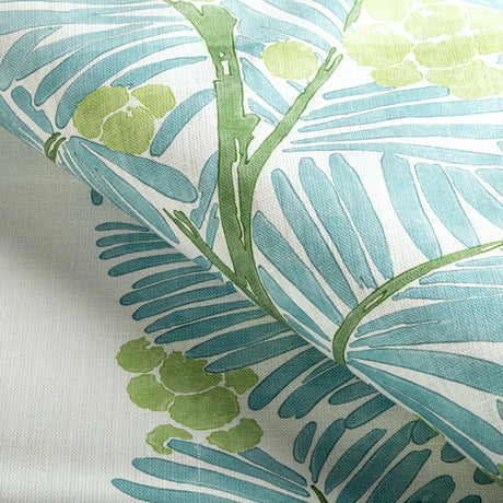 Brunschwig & Fils PALMAR PRINT LAKE Fabric