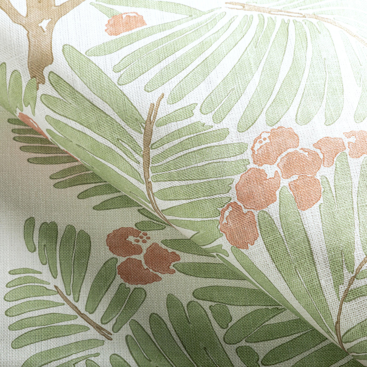 Brunschwig & Fils PALMAR PRINT SPICE Fabric