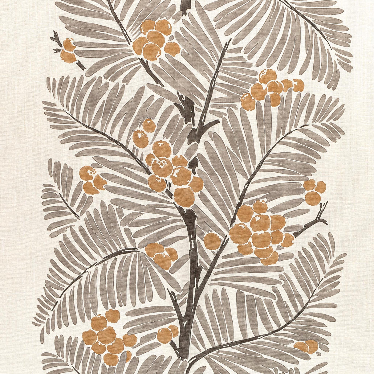 Brunschwig & Fils PALMAR PRINT STONE Fabric