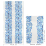 Brunschwig & Fils PALMAR PRINT BLUE Fabric