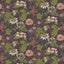 Clarke & Clarke PASSIFLORA MULBERRY VELVET Fabric