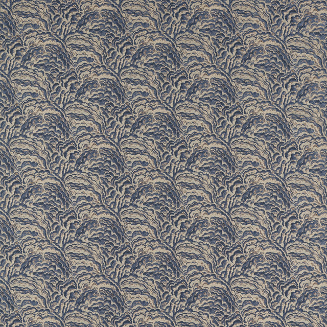 Clarke & Clarke LUMINO MIDNIGHT/COPPER Drapery Fabric