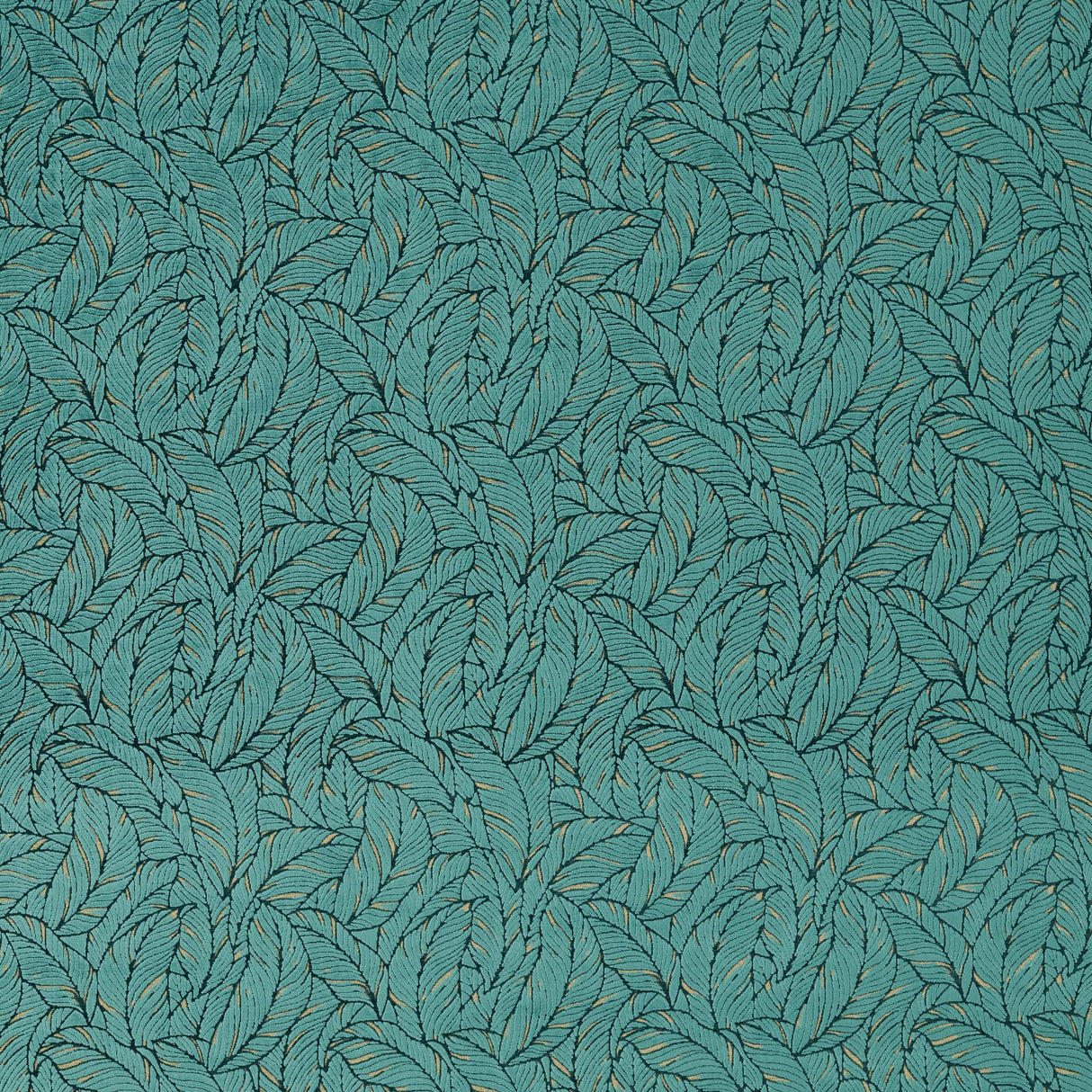Clarke & Clarke SELVA EMERALD VELVET Upholstery Fabric