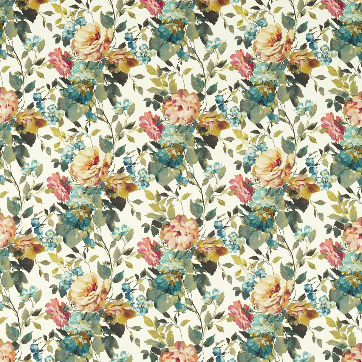 Clarke & Clarke BLOOM ANTIQUE Fabric