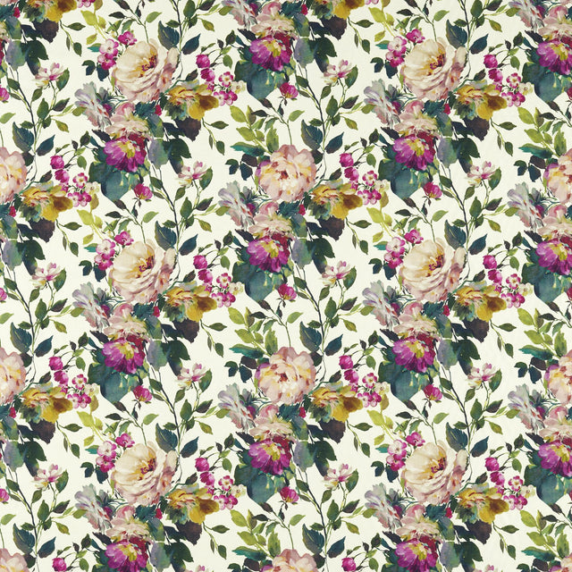 Clarke & Clarke BLOOM FUCHSIA Fabric