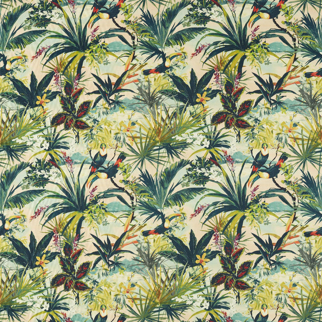 Clarke & Clarke TOUCAN BLUSH Fabric