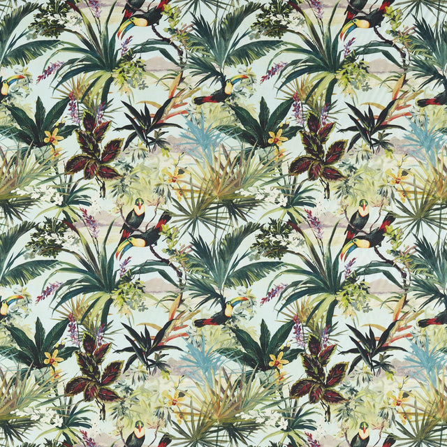 Clarke & Clarke TOUCAN SKY Fabric