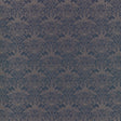 Clarke & Clarke LEOPARDO MIDNIGHT/COPPER JACQUARD Upholstery Fabric