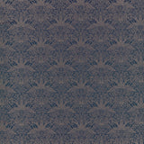 Clarke & Clarke LEOPARDO MIDNIGHT/COPPER JACQUARD Upholstery Fabric