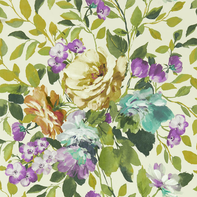 Clarke & Clarke BLOOM AMETHYST WP Wallpaper