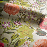 Clarke & Clarke PASSIFLORA MULBERRY/GILVER WP Wallpaper