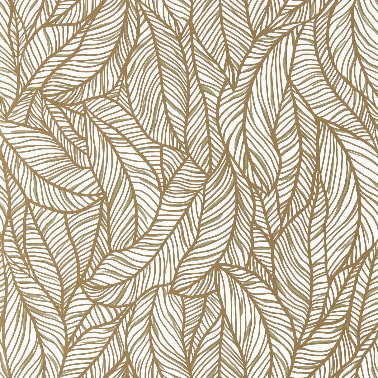 Clarke & Clarke SELVA BRONZE/IVORY WP Wallpaper