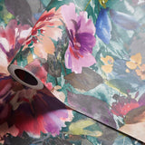 Clarke & Clarke TAHITI AMETHYST/EMERALD WP Wallpaper