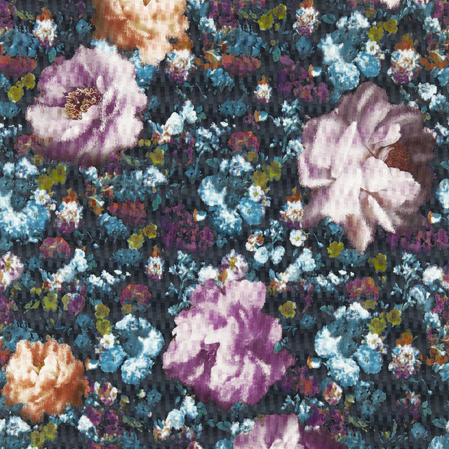 Clarke & Clarke CAMILE MIDNIGHT WP Wallpaper