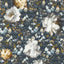 Clarke & Clarke CAMILE MIDNIGHT/GOLD WP Wallpaper