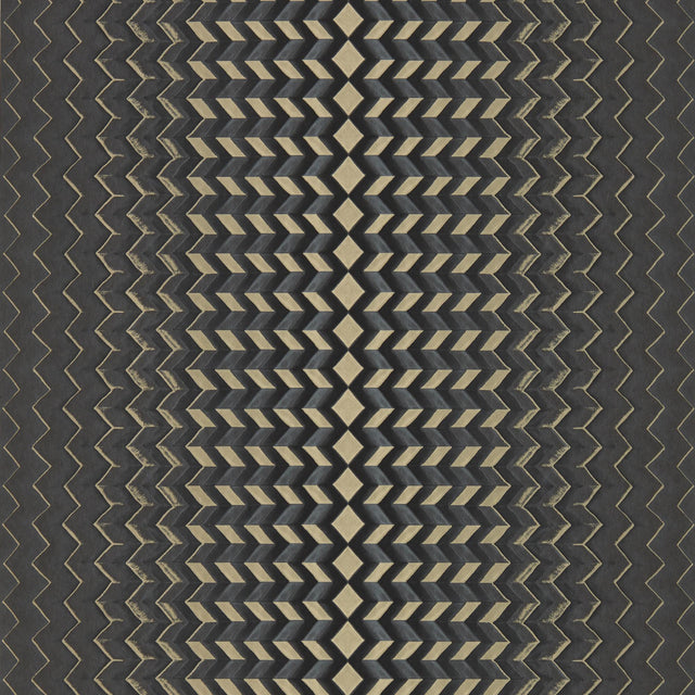 Clarke & Clarke FRAGMENT CHARCOAL/GOLD WP Wallpaper