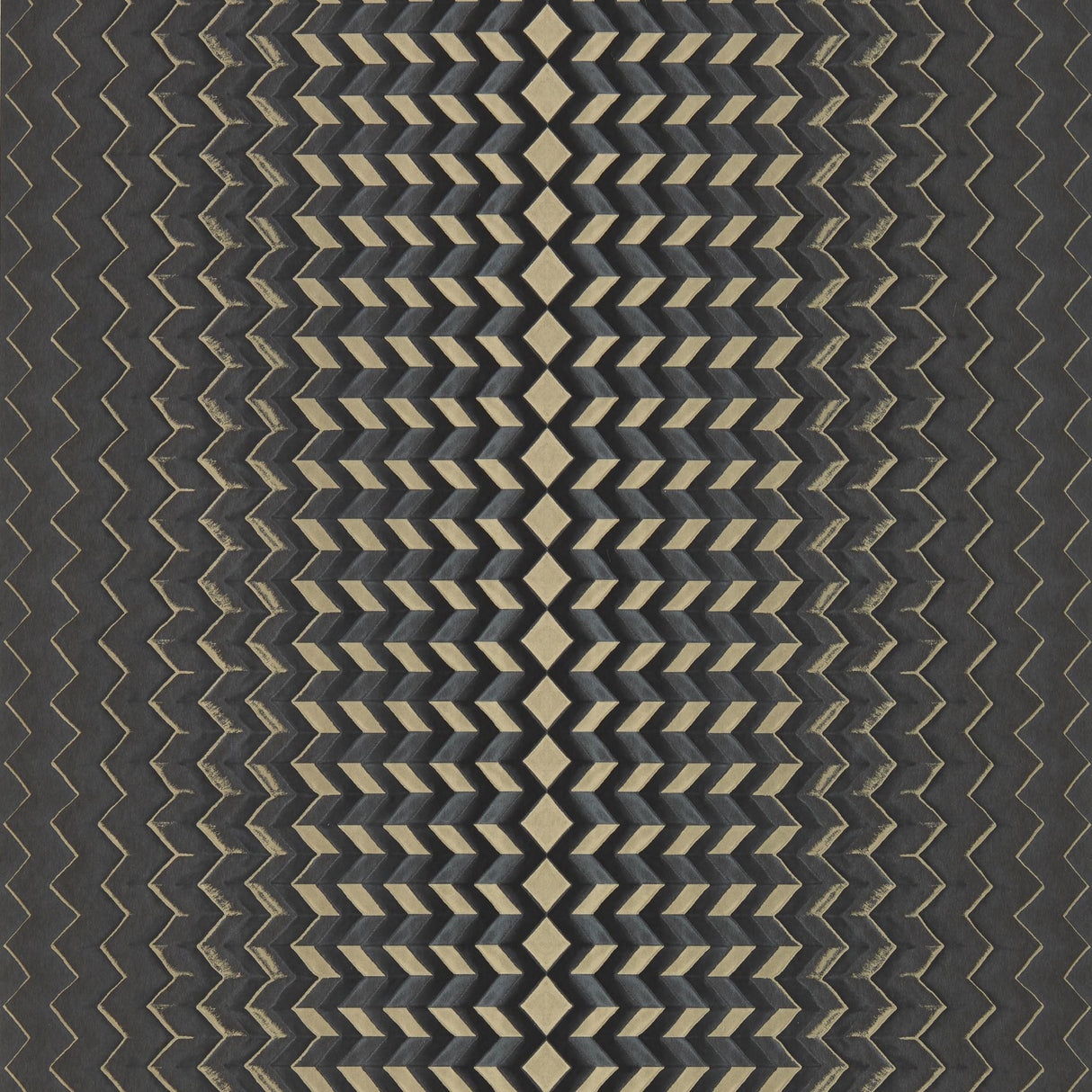 Clarke & Clarke FRAGMENT CHARCOAL/GOLD WP Wallpaper