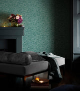 Clarke & Clarke IMPRESSION TEAL WP Wallpaper