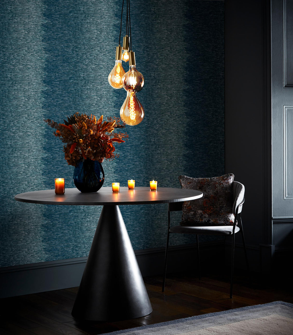 Clarke & Clarke OMBRE DENIM WP Wallpaper