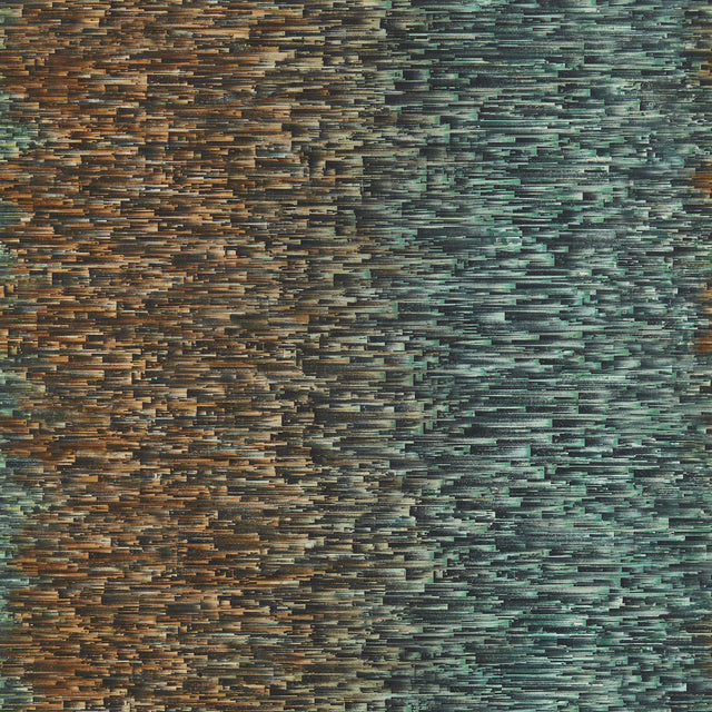 Clarke & Clarke OMBRE TEAL/SPICE WP Wallpaper