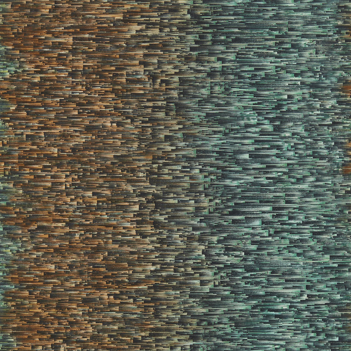 Clarke & Clarke OMBRE TEAL/SPICE WP Wallpaper