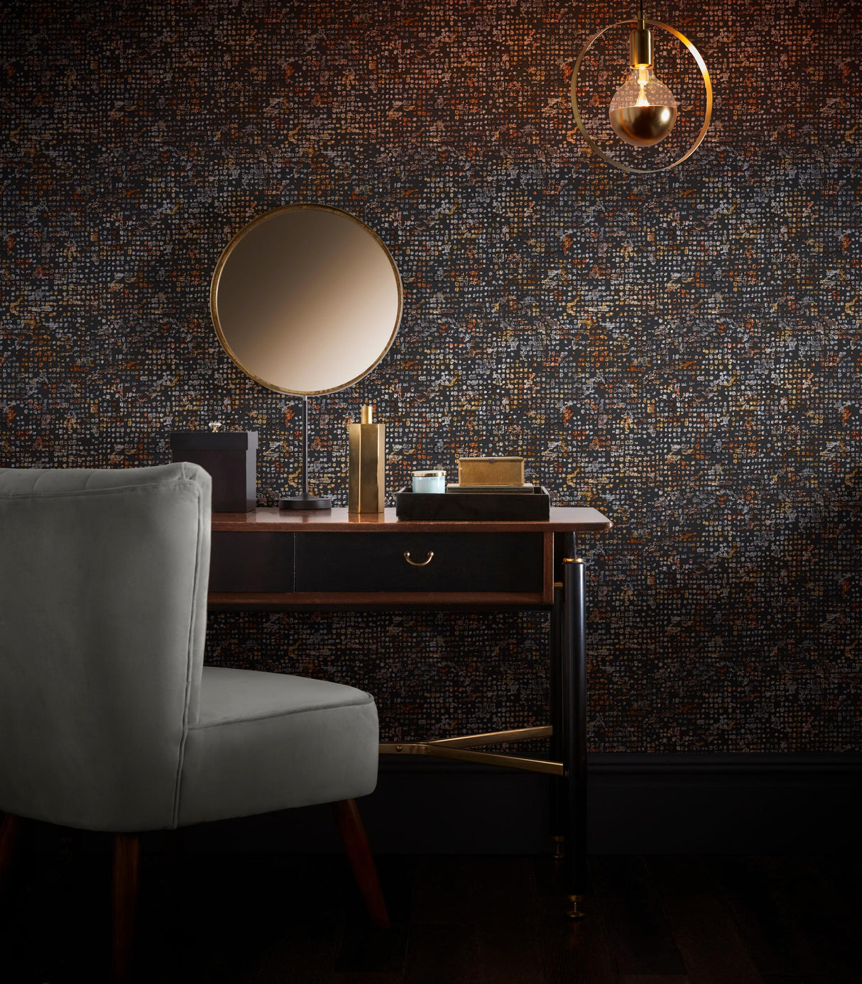 Clarke & Clarke SCINTILLA SPICE/DUSK WP Wallpaper