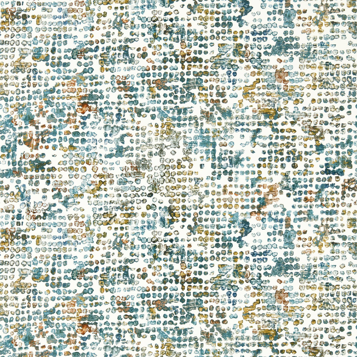 Clarke & Clarke SCINTILLA TEAL/SPICE WP Wallpaper