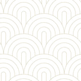 Brewster Home Fashions Lalique White Art Deco Motif Wallpaper