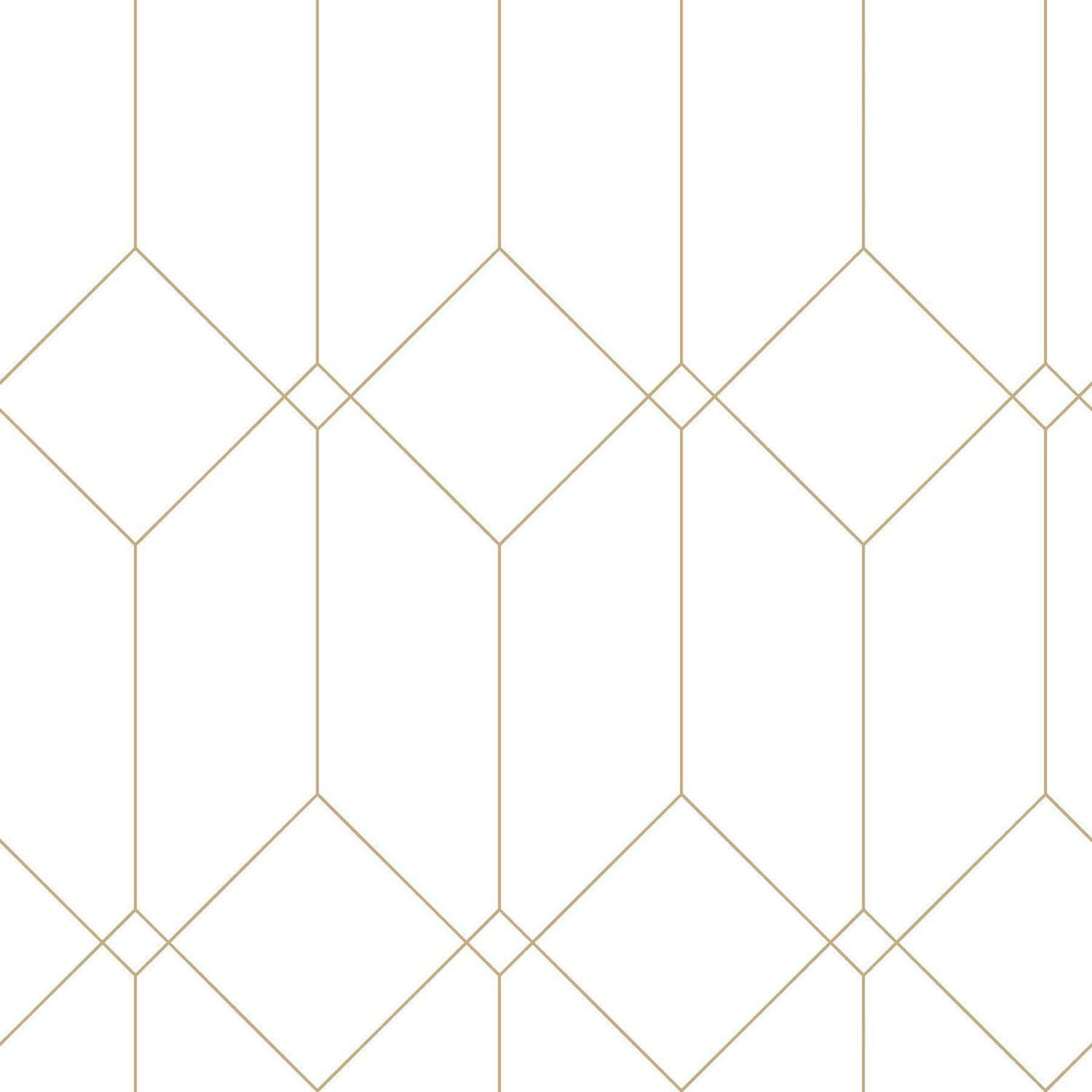 Brewster Home Fashions Trilliant White Art Deco Motif Wallpaper