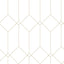 Brewster Home Fashions Trilliant White Art Deco Motif Wallpaper