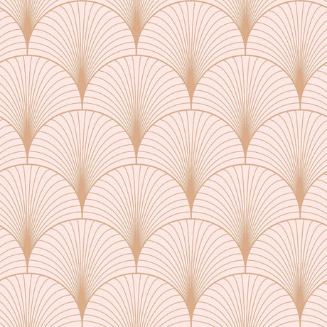 Brewster Home Fashions Lempicka Pink Art Deco Motif Wallpaper